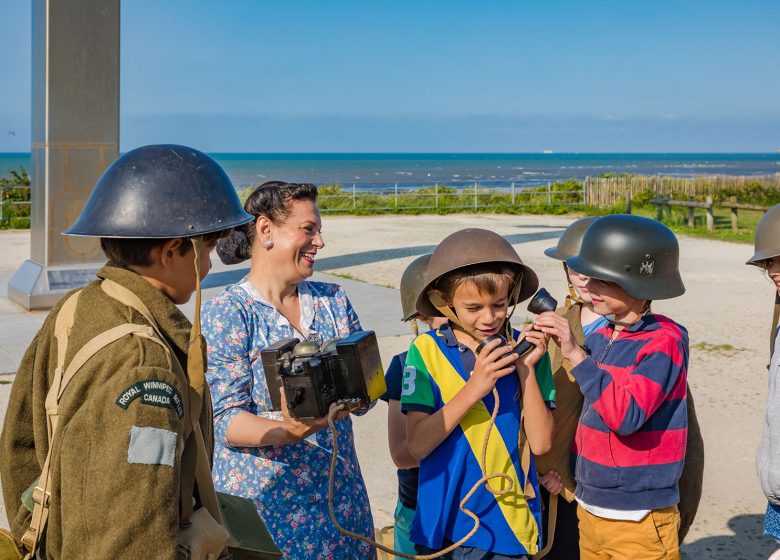 D-Day raconté aux enfants – Normandie Tourisme – Juno Beach © Sabina Lorkin @anibasphotography