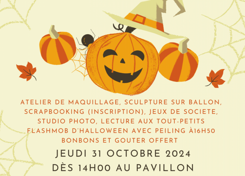 Orange and Yellow Wicked Cute Halloween Flyer – 1