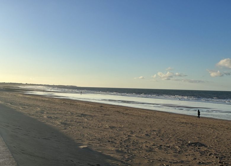 Vue Mer Õyat à Colleville Montgomery près de Ouistreham en Normandie